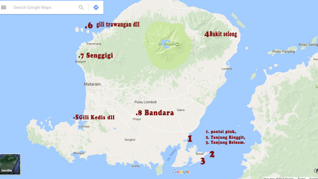 lombok-wisata-map